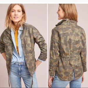 Anthropologie Camo Jacket